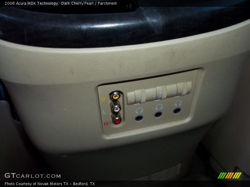 Dark Cherry Pearl / Parchment 2008 Acura MDX Technology