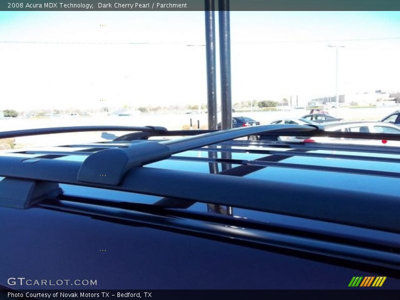 Dark Cherry Pearl / Parchment 2008 Acura MDX Technology