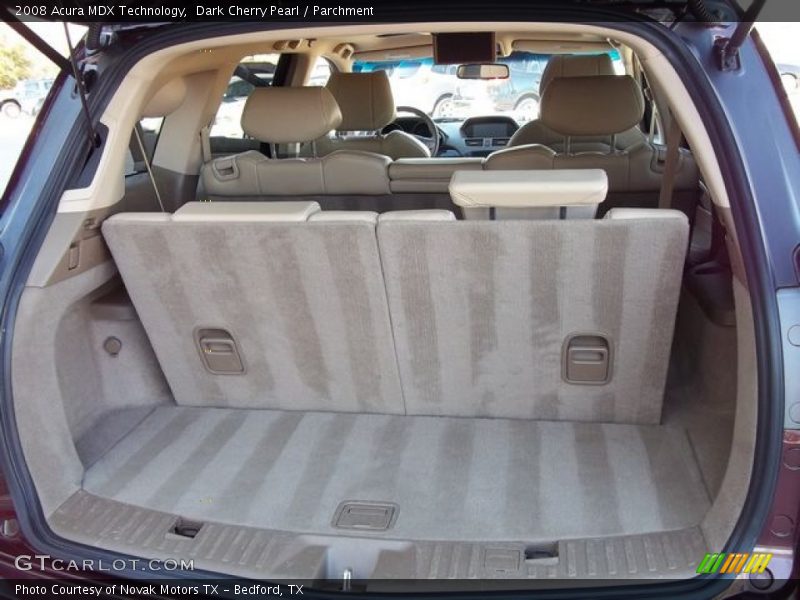Dark Cherry Pearl / Parchment 2008 Acura MDX Technology