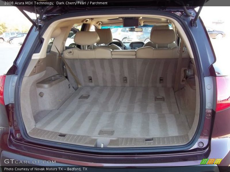 Dark Cherry Pearl / Parchment 2008 Acura MDX Technology