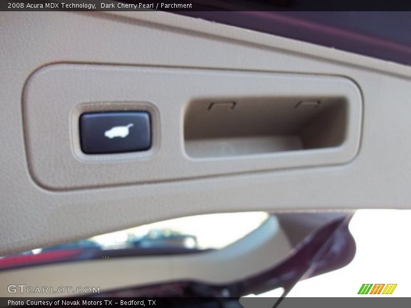 Dark Cherry Pearl / Parchment 2008 Acura MDX Technology