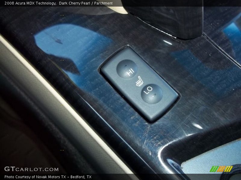 Dark Cherry Pearl / Parchment 2008 Acura MDX Technology