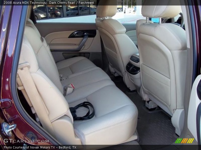 Dark Cherry Pearl / Parchment 2008 Acura MDX Technology