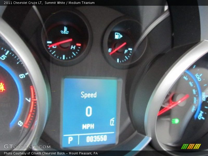 Summit White / Medium Titanium 2011 Chevrolet Cruze LT