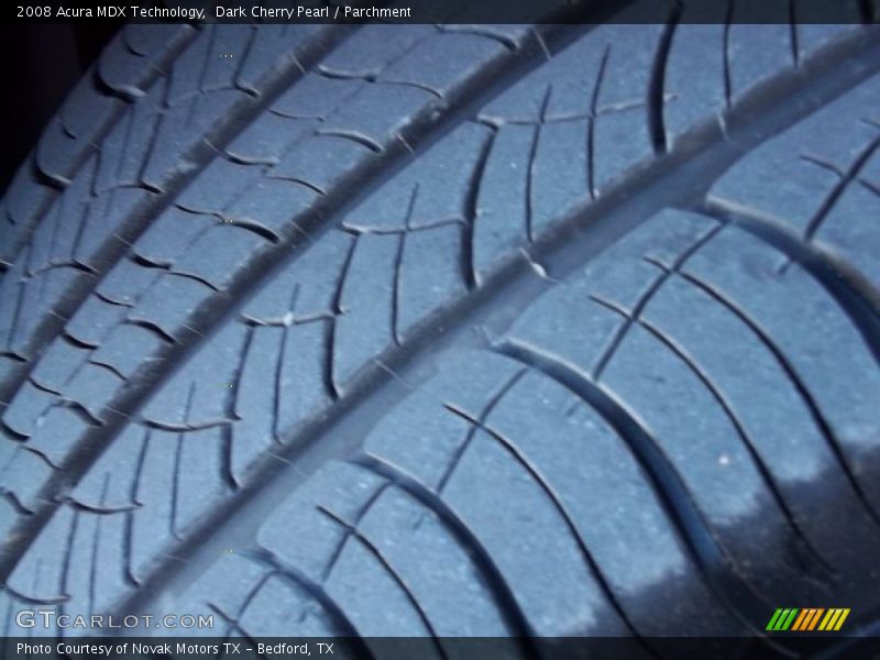 Dark Cherry Pearl / Parchment 2008 Acura MDX Technology
