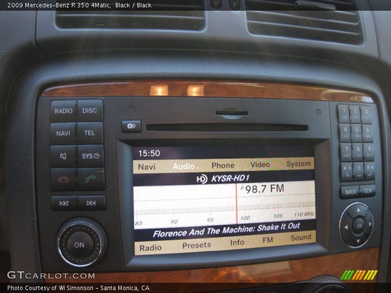 Black / Black 2009 Mercedes-Benz R 350 4Matic