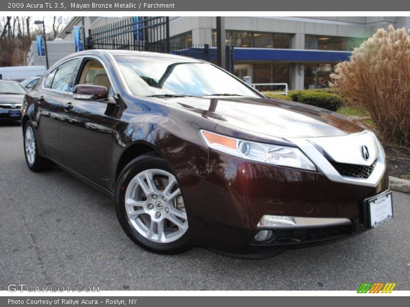 Mayan Bronze Metallic / Parchment 2009 Acura TL 3.5