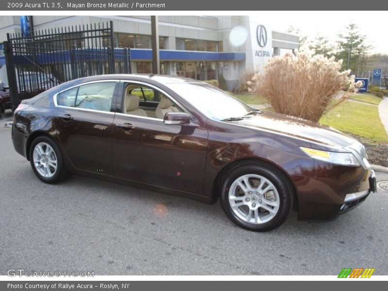 Mayan Bronze Metallic / Parchment 2009 Acura TL 3.5