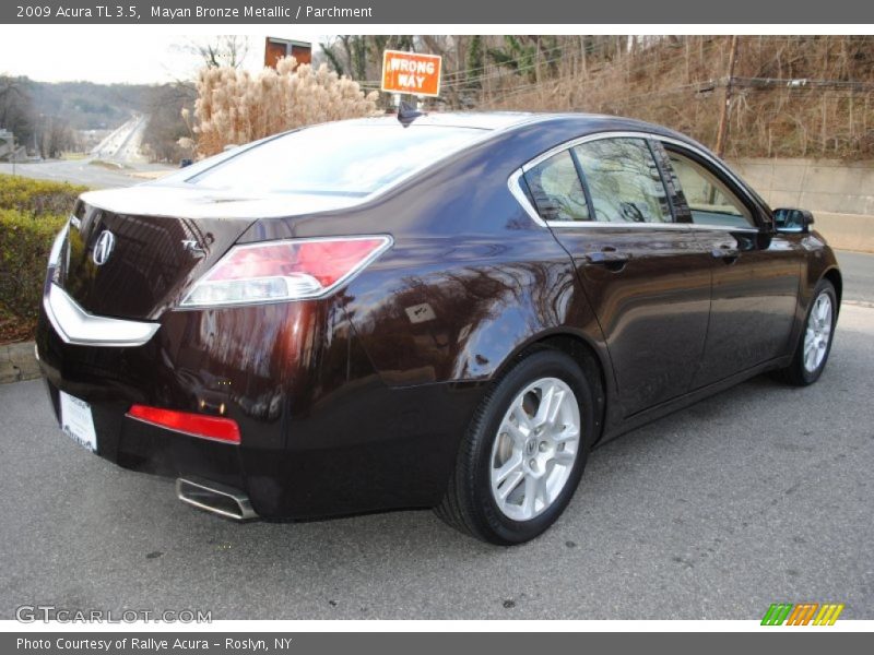 Mayan Bronze Metallic / Parchment 2009 Acura TL 3.5