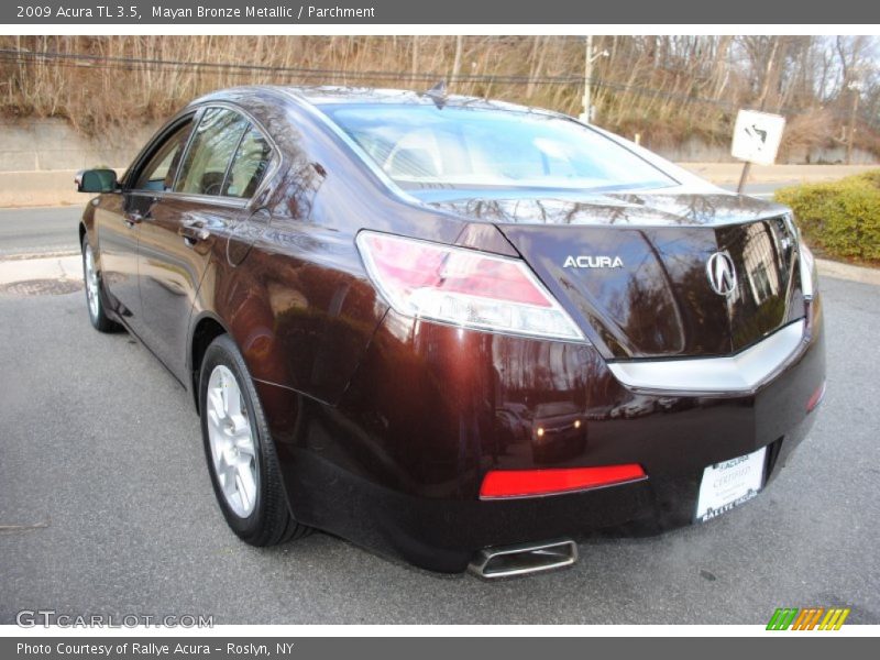 Mayan Bronze Metallic / Parchment 2009 Acura TL 3.5