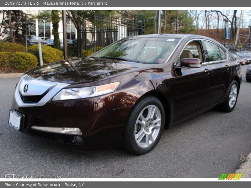 Mayan Bronze Metallic / Parchment 2009 Acura TL 3.5