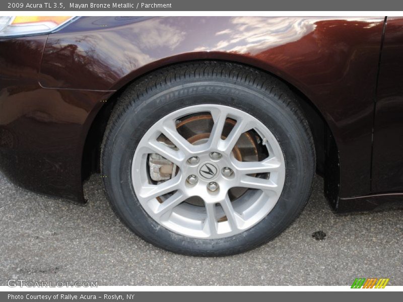 Mayan Bronze Metallic / Parchment 2009 Acura TL 3.5