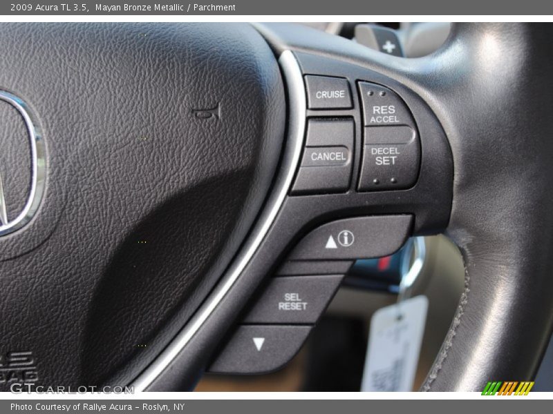 Mayan Bronze Metallic / Parchment 2009 Acura TL 3.5