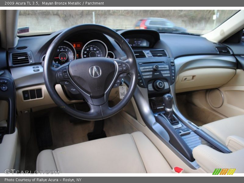Mayan Bronze Metallic / Parchment 2009 Acura TL 3.5