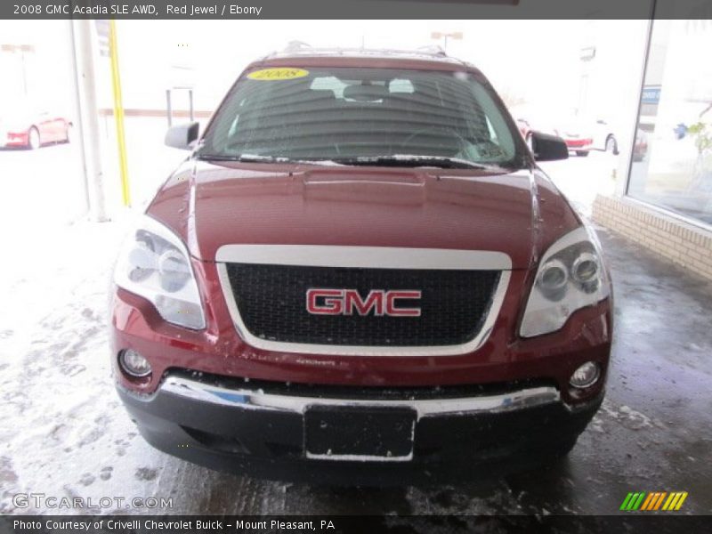 Red Jewel / Ebony 2008 GMC Acadia SLE AWD