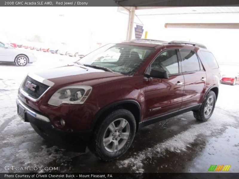 Red Jewel / Ebony 2008 GMC Acadia SLE AWD