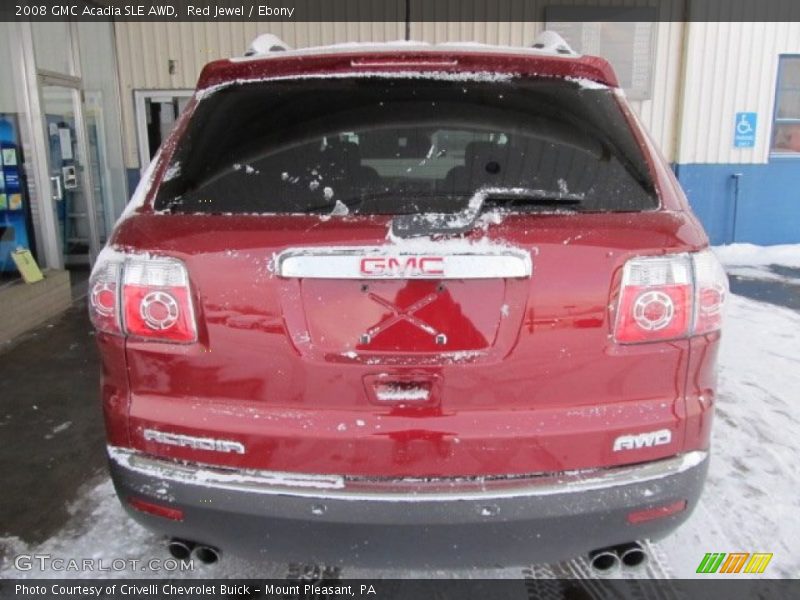 Red Jewel / Ebony 2008 GMC Acadia SLE AWD