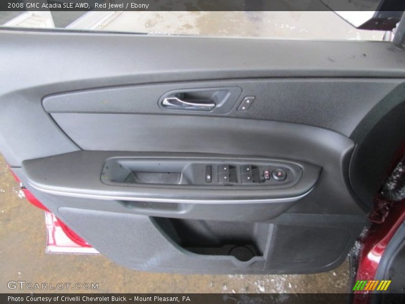 Red Jewel / Ebony 2008 GMC Acadia SLE AWD