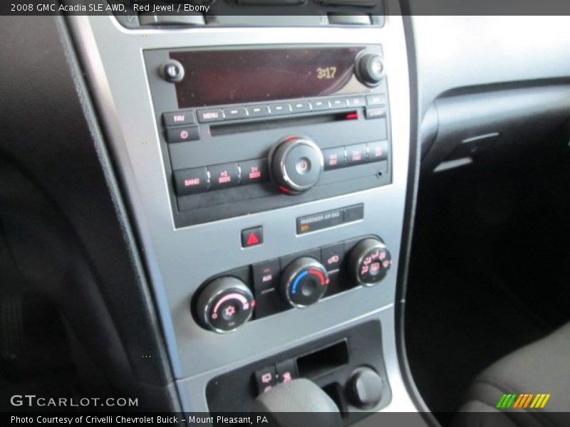 Red Jewel / Ebony 2008 GMC Acadia SLE AWD