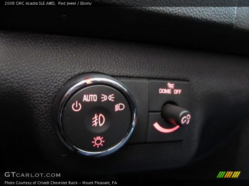 Red Jewel / Ebony 2008 GMC Acadia SLE AWD