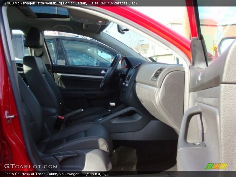 Salsa Red / Anthracite Black 2008 Volkswagen Jetta Wolfsburg Edition Sedan