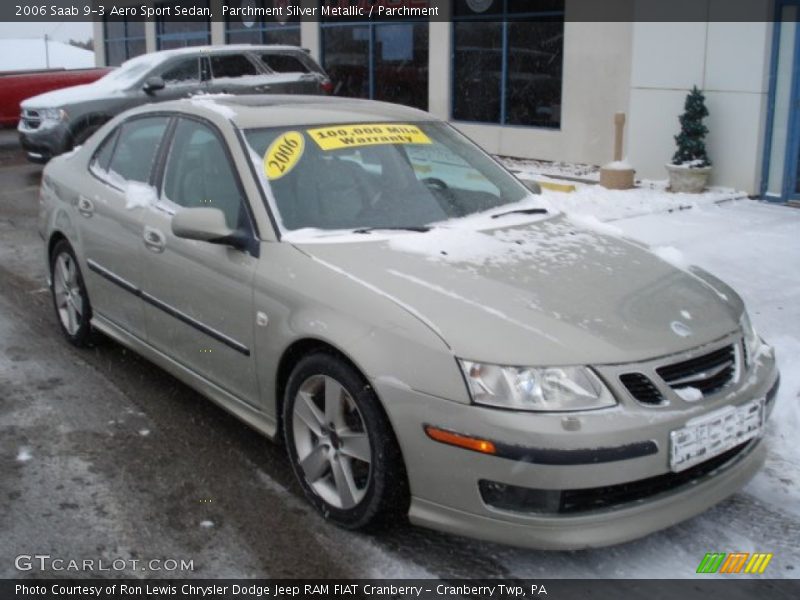 Parchment Silver Metallic / Parchment 2006 Saab 9-3 Aero Sport Sedan