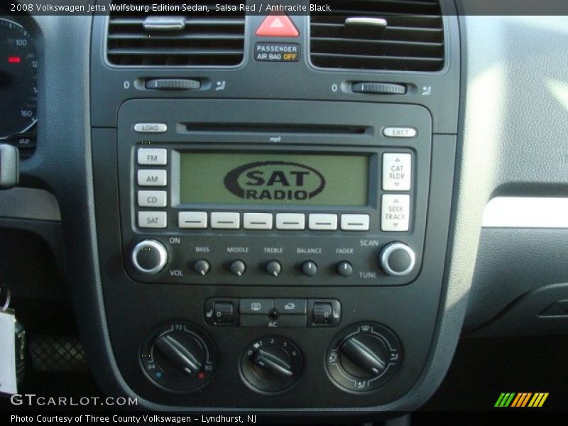 Salsa Red / Anthracite Black 2008 Volkswagen Jetta Wolfsburg Edition Sedan