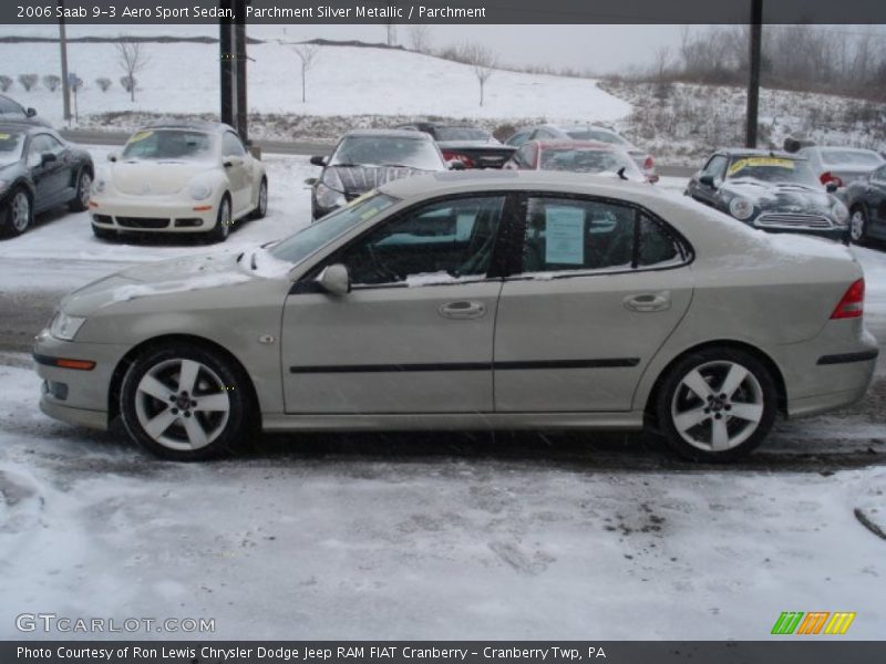 Parchment Silver Metallic / Parchment 2006 Saab 9-3 Aero Sport Sedan