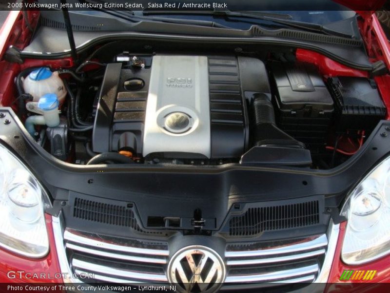 Salsa Red / Anthracite Black 2008 Volkswagen Jetta Wolfsburg Edition Sedan