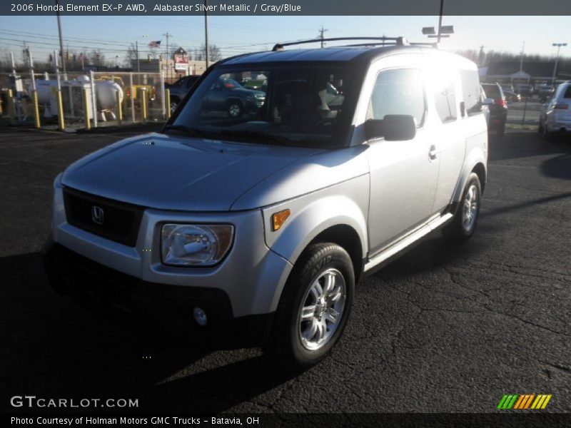 Alabaster Silver Metallic / Gray/Blue 2006 Honda Element EX-P AWD