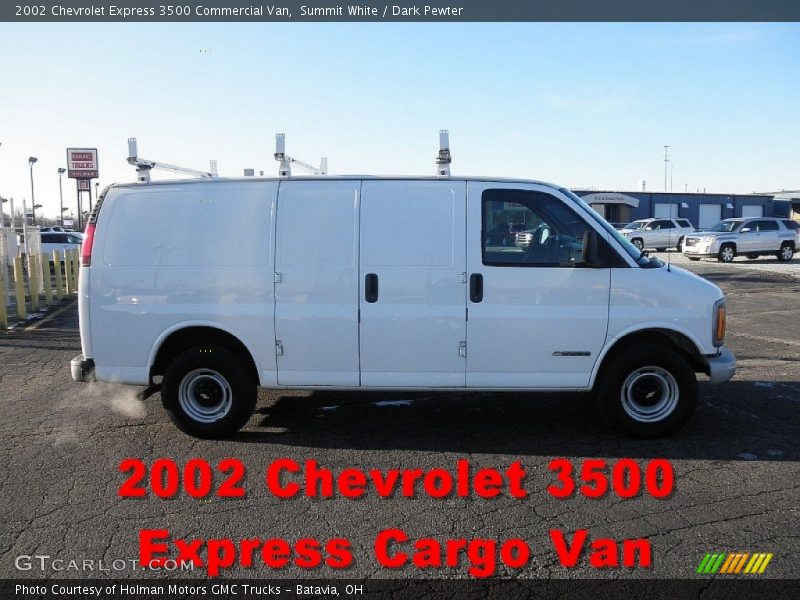 Summit White / Dark Pewter 2002 Chevrolet Express 3500 Commercial Van