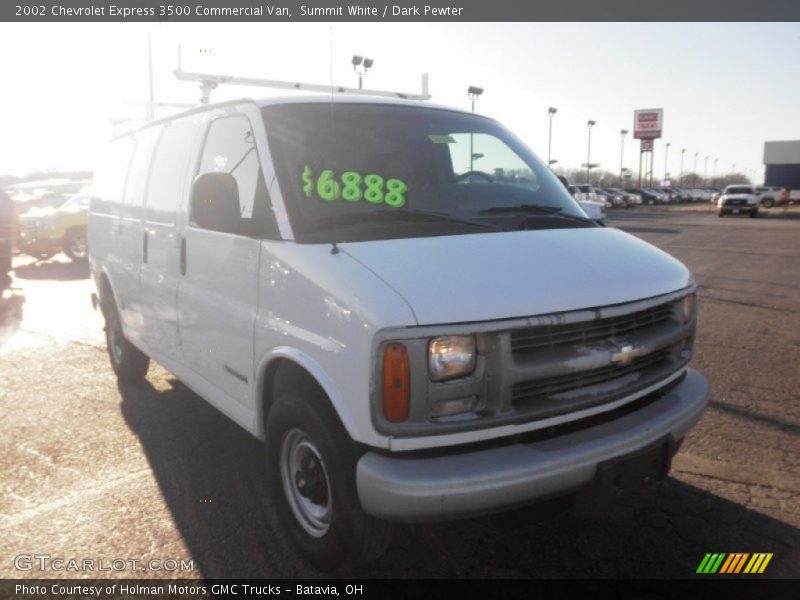 Summit White / Dark Pewter 2002 Chevrolet Express 3500 Commercial Van