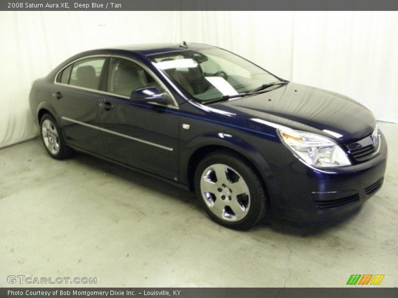 Deep Blue / Tan 2008 Saturn Aura XE
