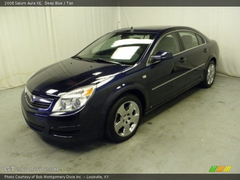 Deep Blue / Tan 2008 Saturn Aura XE