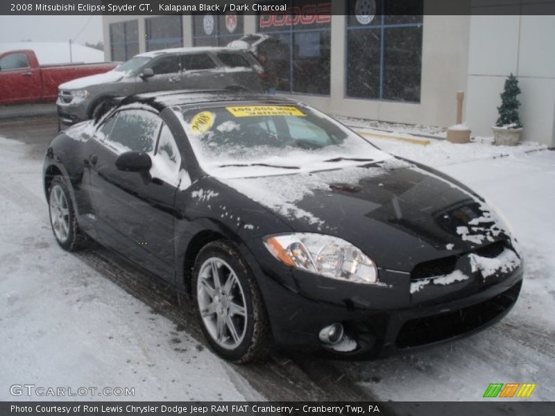 Kalapana Black / Dark Charcoal 2008 Mitsubishi Eclipse Spyder GT