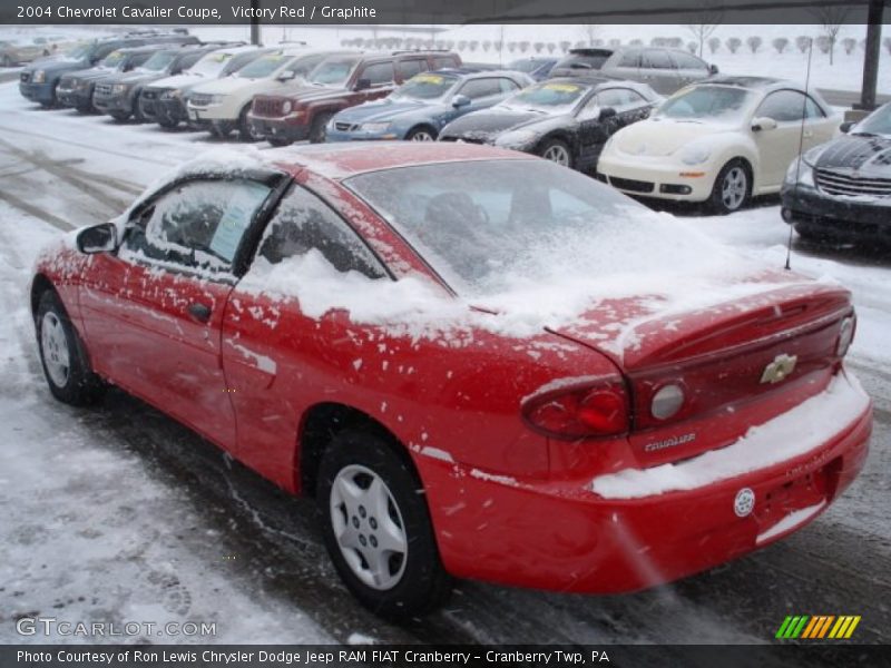 Victory Red / Graphite 2004 Chevrolet Cavalier Coupe