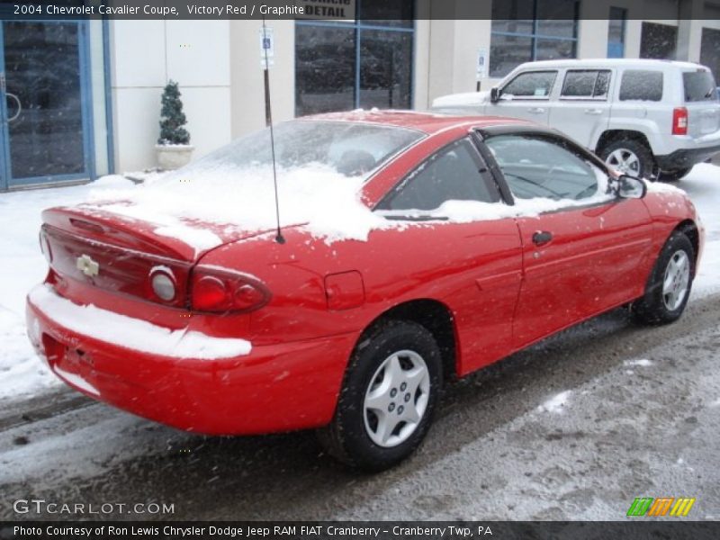 Victory Red / Graphite 2004 Chevrolet Cavalier Coupe