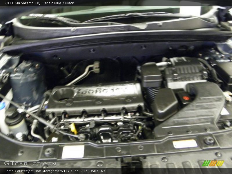 Pacific Blue / Black 2011 Kia Sorento EX