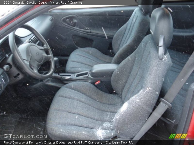 Victory Red / Graphite 2004 Chevrolet Cavalier Coupe