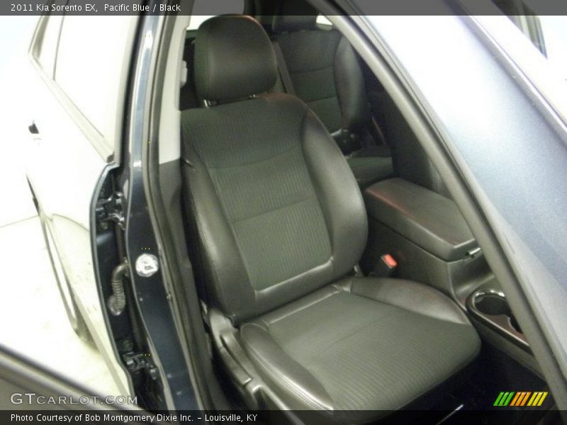 Pacific Blue / Black 2011 Kia Sorento EX