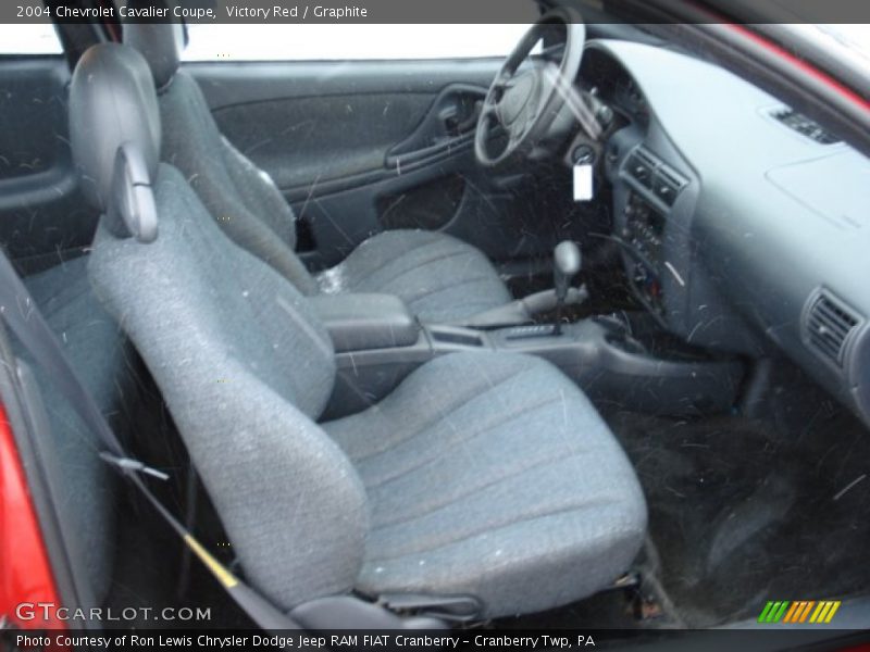 Victory Red / Graphite 2004 Chevrolet Cavalier Coupe