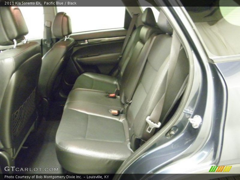 Pacific Blue / Black 2011 Kia Sorento EX
