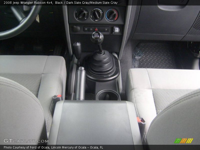 Black / Dark Slate Gray/Medium Slate Gray 2008 Jeep Wrangler Rubicon 4x4