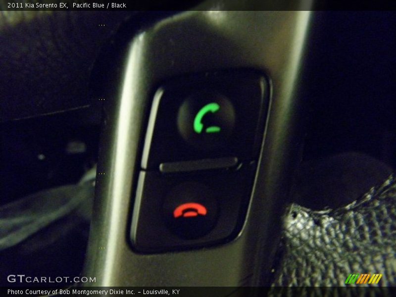 Pacific Blue / Black 2011 Kia Sorento EX