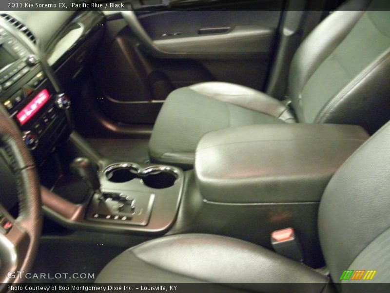 Pacific Blue / Black 2011 Kia Sorento EX