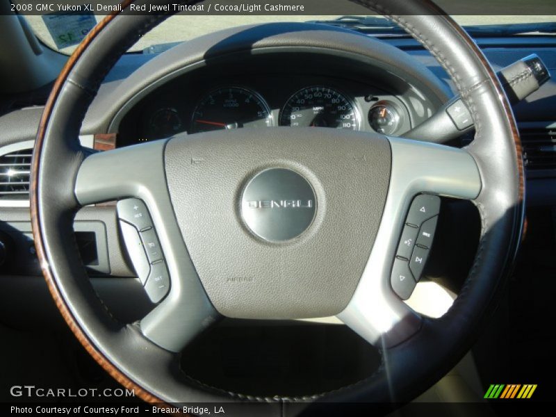 Red Jewel Tintcoat / Cocoa/Light Cashmere 2008 GMC Yukon XL Denali