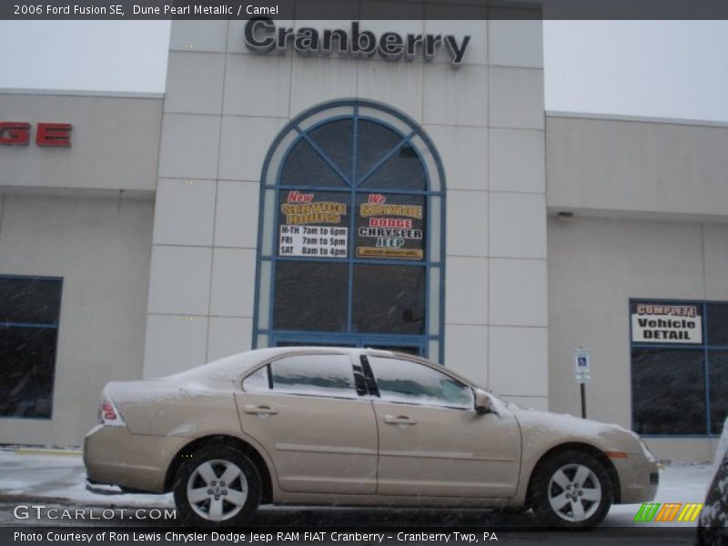 Dune Pearl Metallic / Camel 2006 Ford Fusion SE