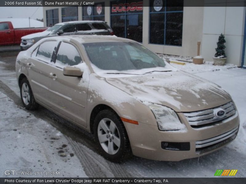 Dune Pearl Metallic / Camel 2006 Ford Fusion SE