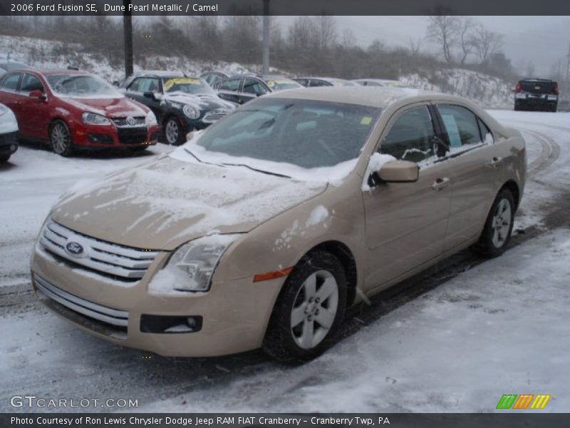 Dune Pearl Metallic / Camel 2006 Ford Fusion SE