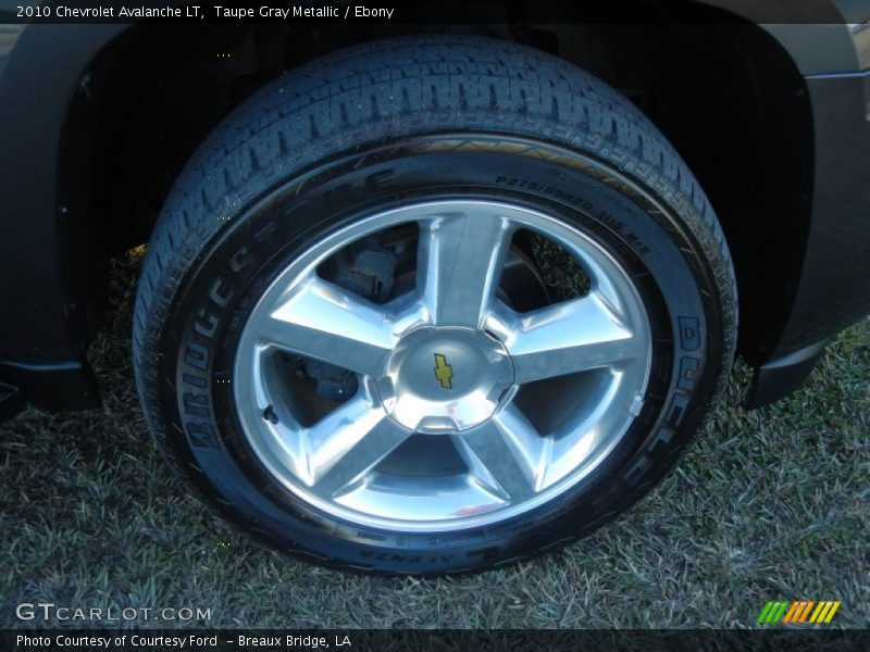 Taupe Gray Metallic / Ebony 2010 Chevrolet Avalanche LT